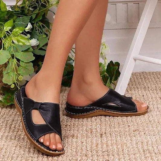 Kvinnors Sandaler i LÀder Komfort och Stöd Gummisula 1