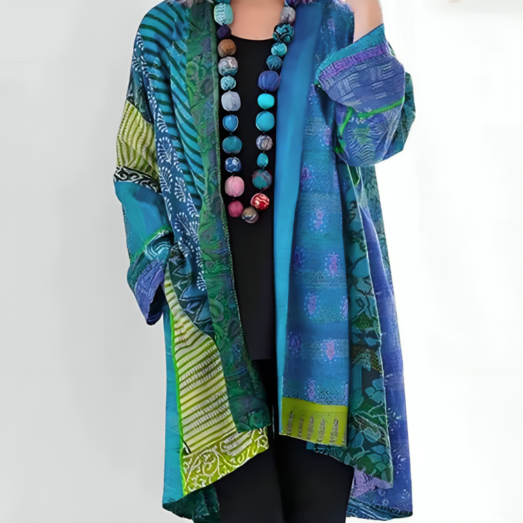 Variant image for Kofta Dam Elegant Mjuk Material Lång Cardigan-1