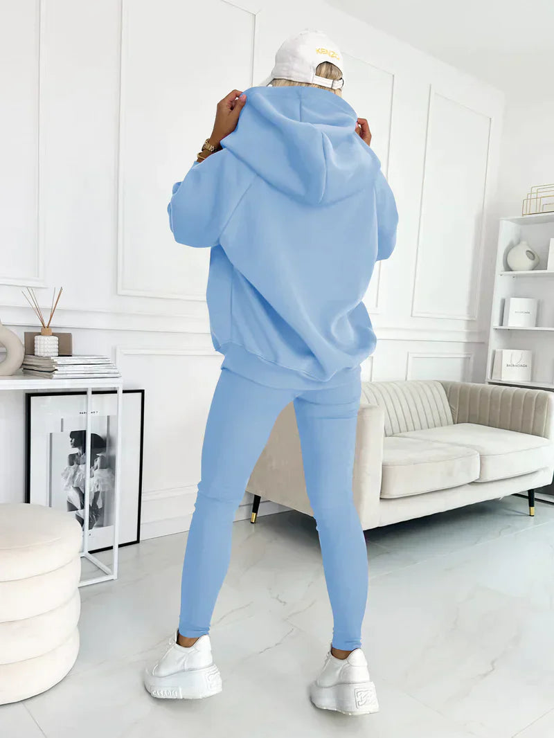 Svart Hoodie Dam - Modern Huvtröja i Mjuk Material för Komfort och Stil, Perfekt för Avslappnade Dagar 6