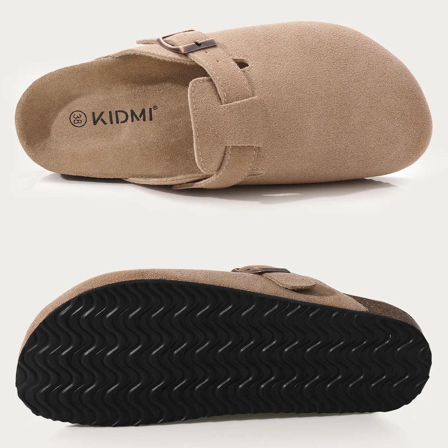 Dam Tofflor Mocka Modern Design Bekväm Slip-Resistent Sula-5