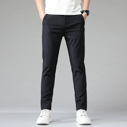 Herrbyxor Stretch Elegant Design Bomull Elastan-1
