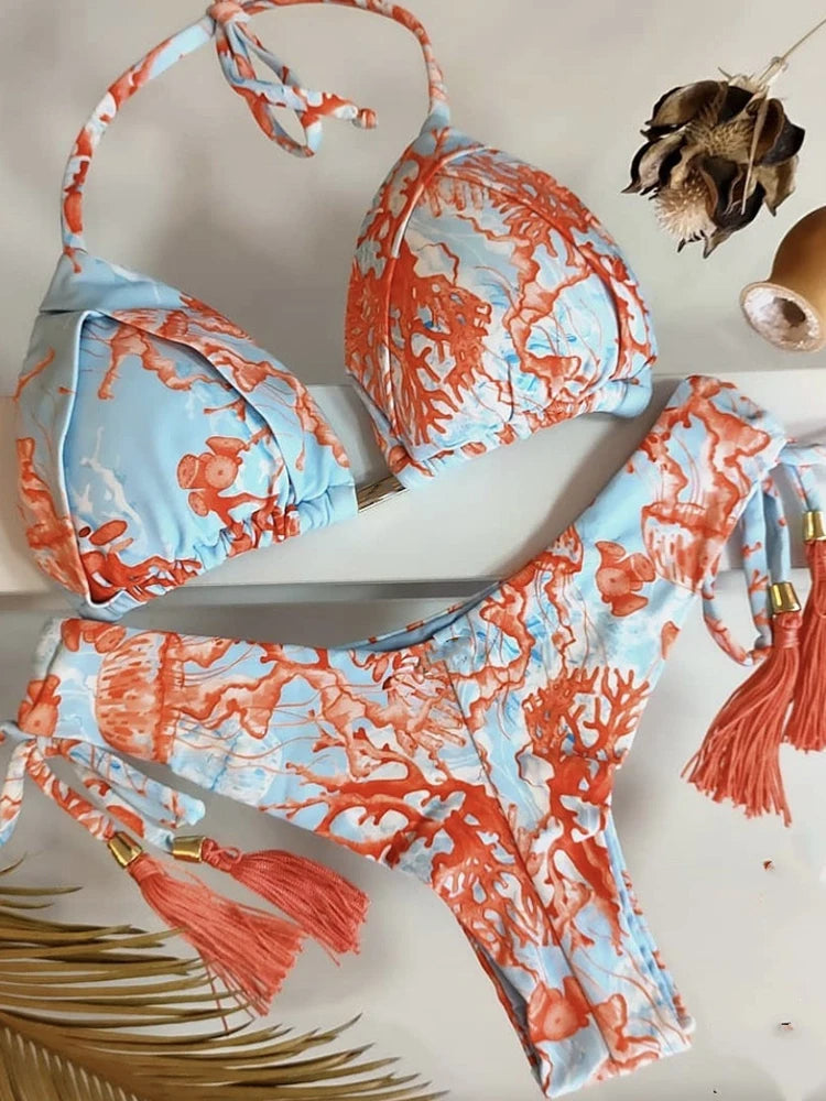 Dam Bikini Elegant Design Hållbart Material 7