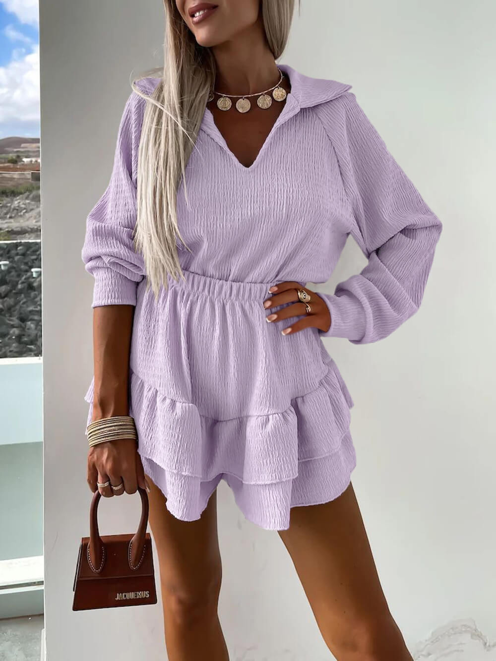 Kvinnors Shorts Luftiga 100% Bomull-1
