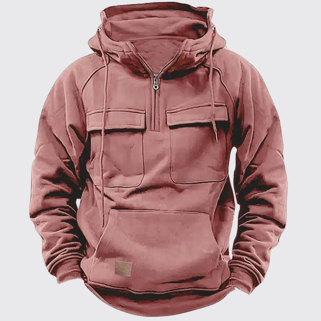 Herr Taktisk Hoodie Hållbart Material Utomhusbruk-6