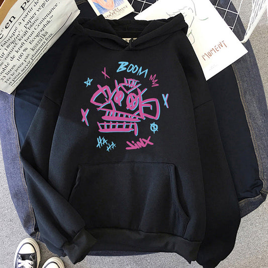 Unisex Hoodie Harajuku Stil Polyester med Jinx och Ekko Design 1