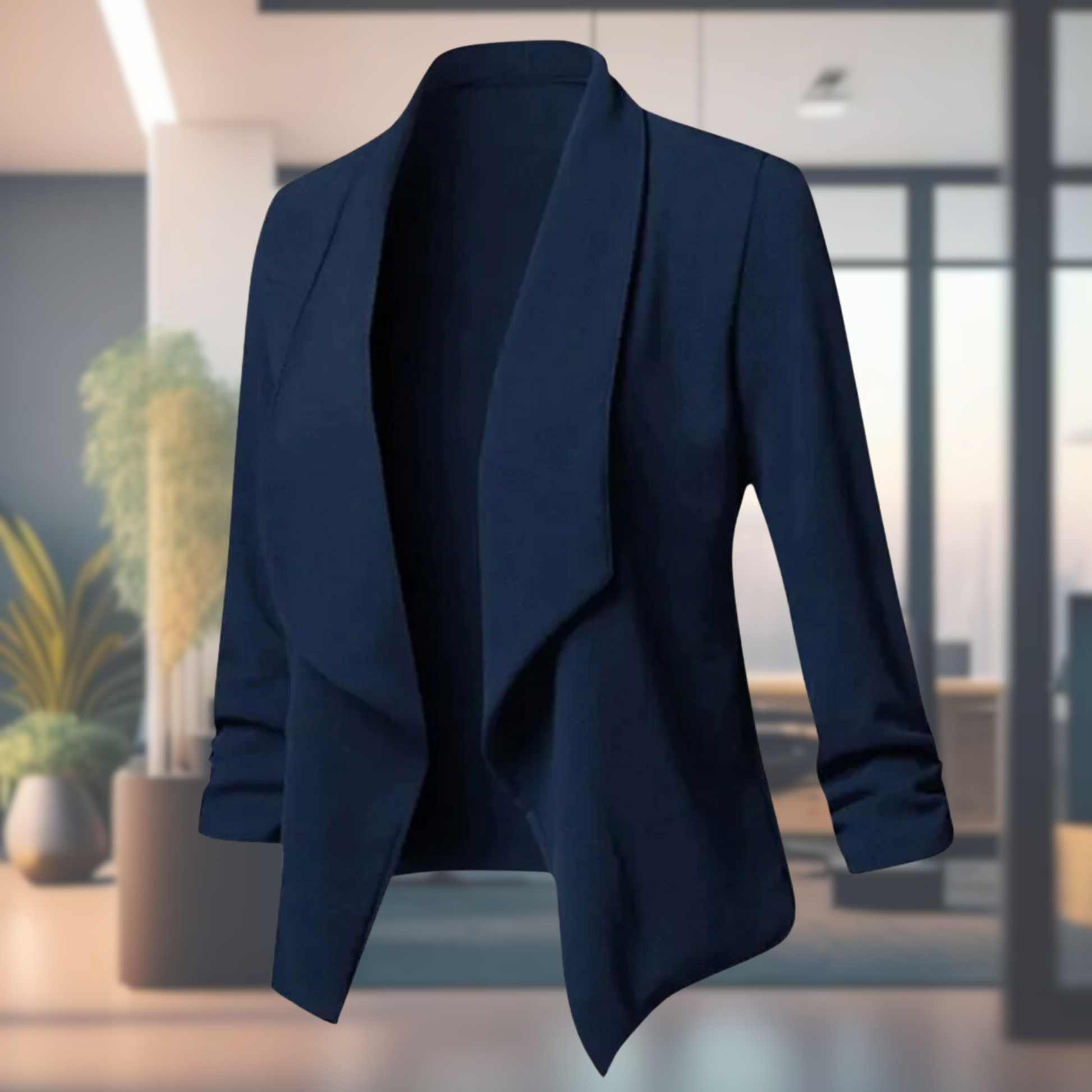 Variant image for Kvinna Blazer Tunn Snitt Polyester-26