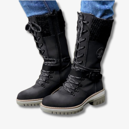 Variant image for Dam Snörstövlar Elegant Läder-11