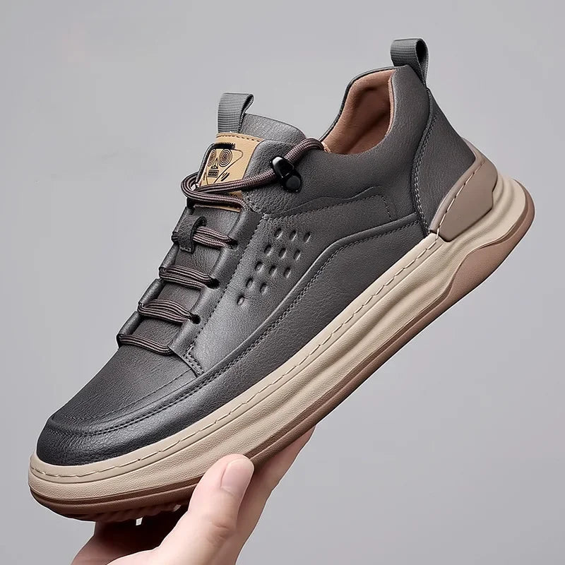 Dam Sneakers Ortopedisk Veganläder för Skor med Stöd och Komfort-4