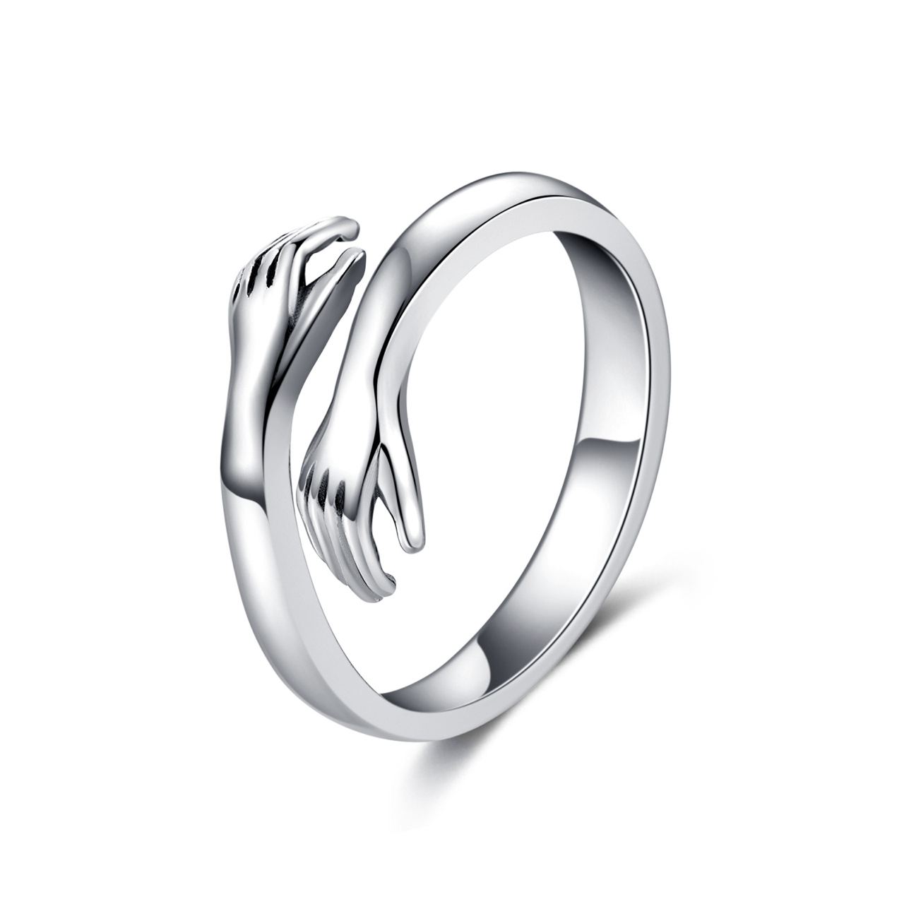 Variant image for Justerbar Ring i Silver med Kram Symbol-2