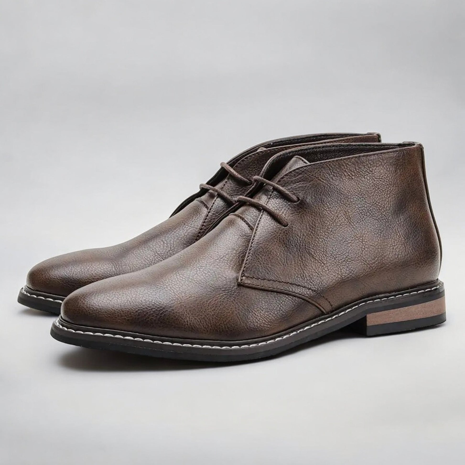 Herr Chukka Stövlar Läder Elegant Komfort-3