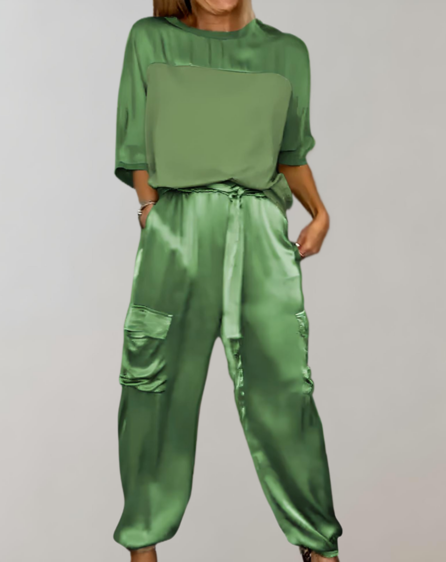 Tvådelat Set Dam Kjol med Elegant Design i Hållbart Material – Bekväm Passform för Vardag och Fest 10