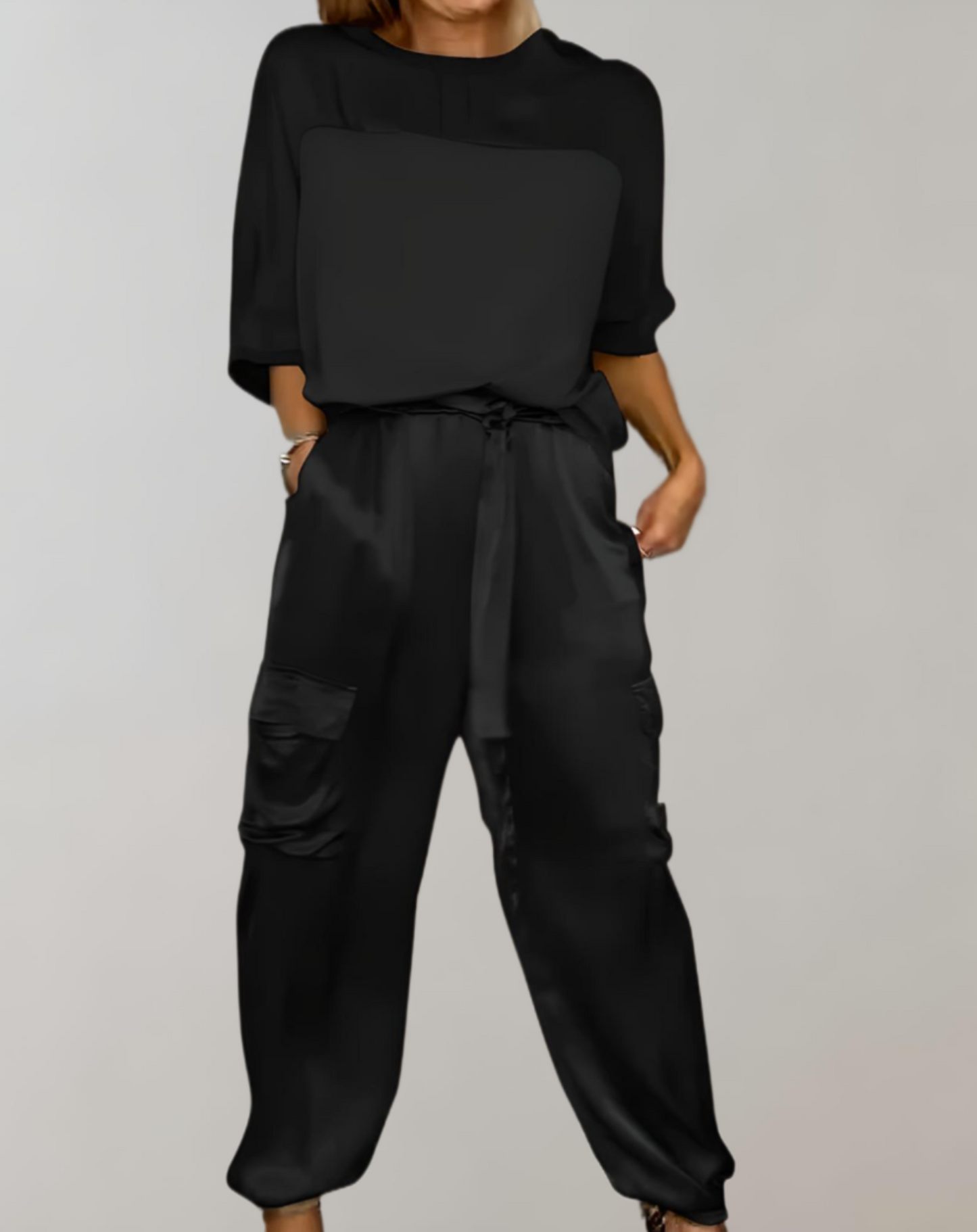 Tvådelat Set Dam Kjol med Elegant Design i Hållbart Material – Bekväm Passform för Vardag och Fest 5