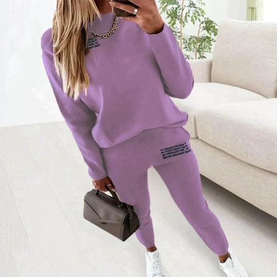 Variant image for Dam Träningsdräkt Tvådelad Trendig Fleece-2