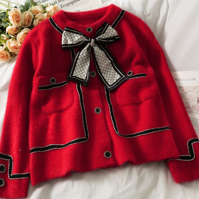 Dam Kofta Klassisk Stil 100% Akryl-1