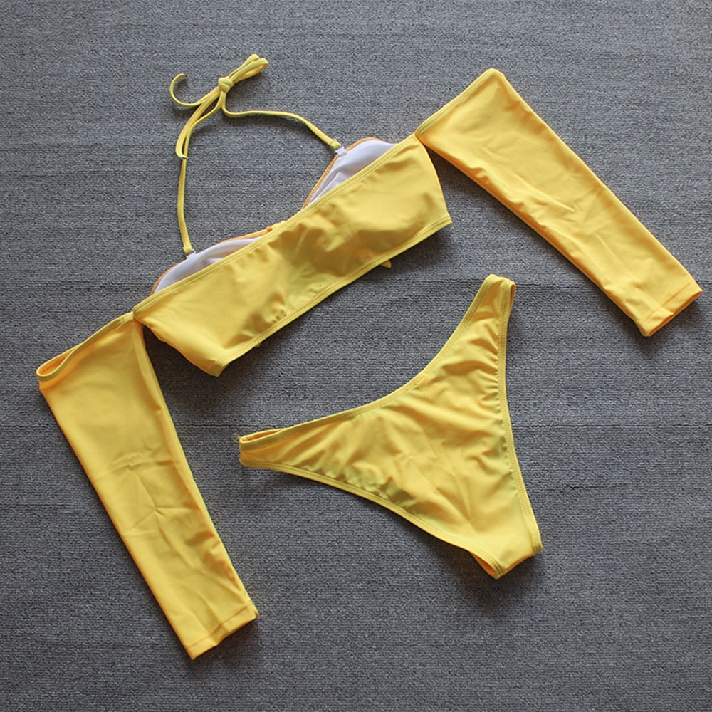 Dam Bikini Set Axelfri Polyester Spandex-4