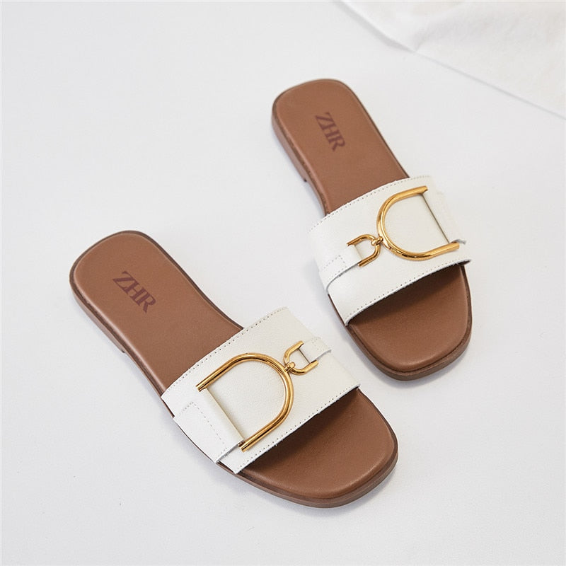 Dam Sandaler Låg Klack Mikrofiberläder för Skor Dam-5