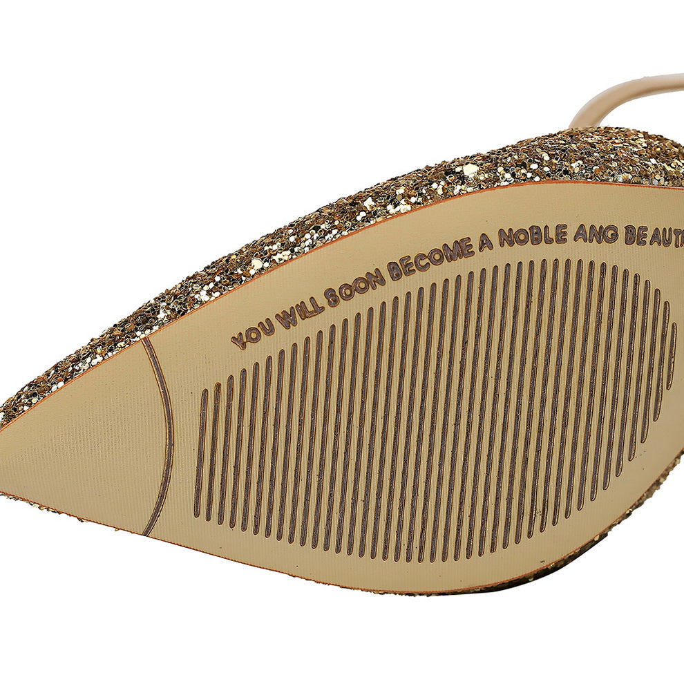 Dam Sandaler Ankel Wraps Fyrkantig Klack PU 8 cm-5