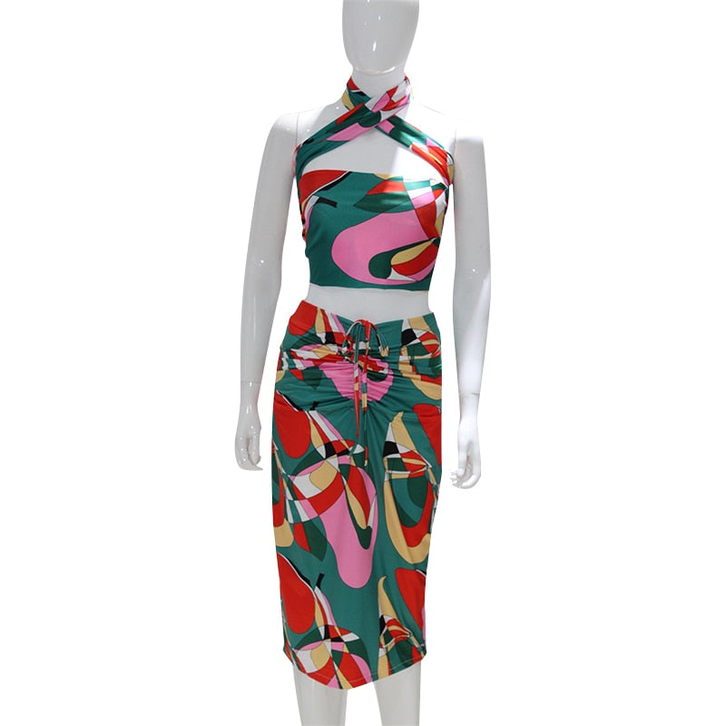 Kvinnors Rockset Geometriska Mönster Polyester Spandex-3