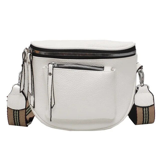 Damväska Crossbody i Syntetiskt Läder med Justerbart Axelband – Praktisk och Elegant Väska för Vardagsbruk 1