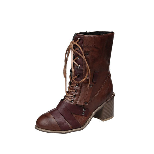 Dam Ankelstövlar Spetsig Fotform Eco Leather-1