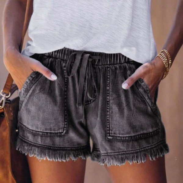 Variant image for Kvinnors Denim Shorts Avslappnad Stil Denim-26