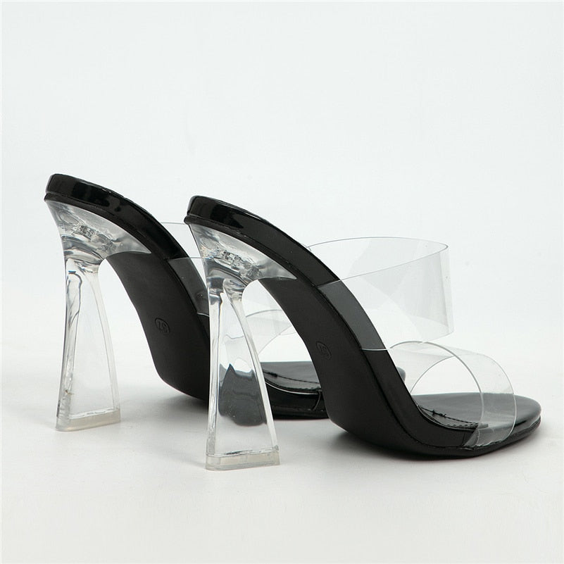 Kvinnors Sandaler med Kristalldetaljer PU och Gummi-5