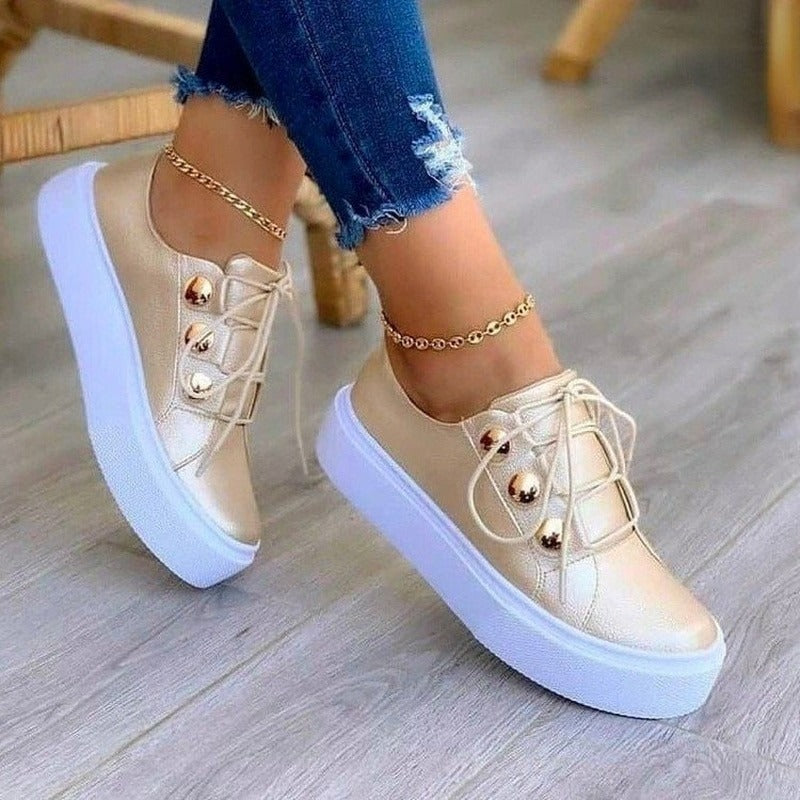 Variant image for Dam Sneakers Trendig Eco Leather Komfortabel och Modern-25