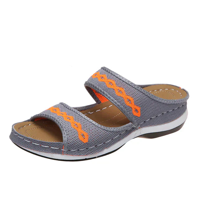 Herr Sandaler Ortopedisk Läder Ergonomisk Design 6