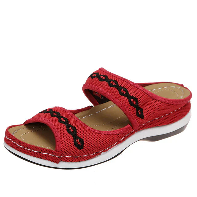 Herr Sandaler Ortopedisk Läder Ergonomisk Design 5