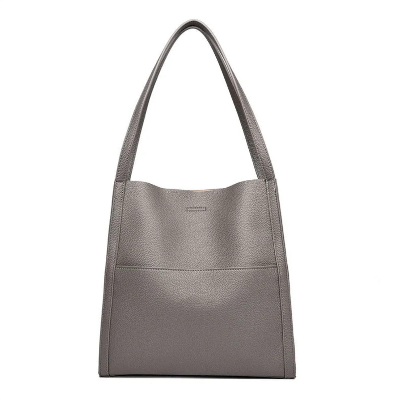 Dam Axelväska Elegant Läder Axelremsväska 9