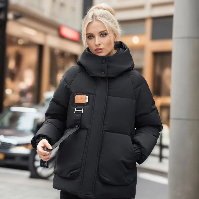 Variant image for Damjacka Bomber Oxford Stil Polyester och Bomull-6