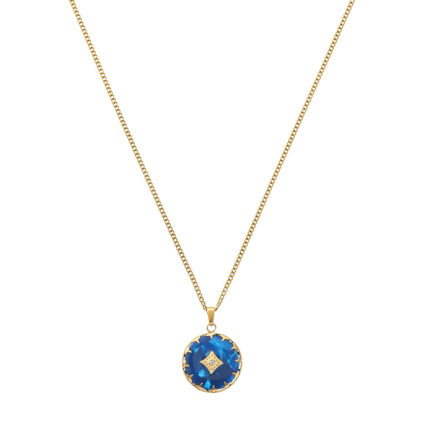 Dam Halsband Justerbar Kedja Elegant Design Kvalitetsmetall Akryl 2