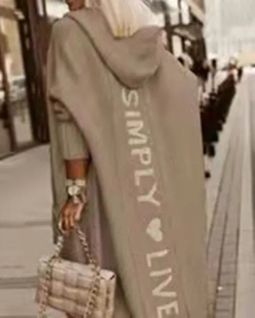 Svart Lång Kofta Dam i Mjuk Fiber – Klassisk Design för Eleganta Vardagslooks 8