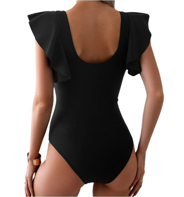 Dam Sportbikini Baddräkt Snabbtorkande Polyester 2