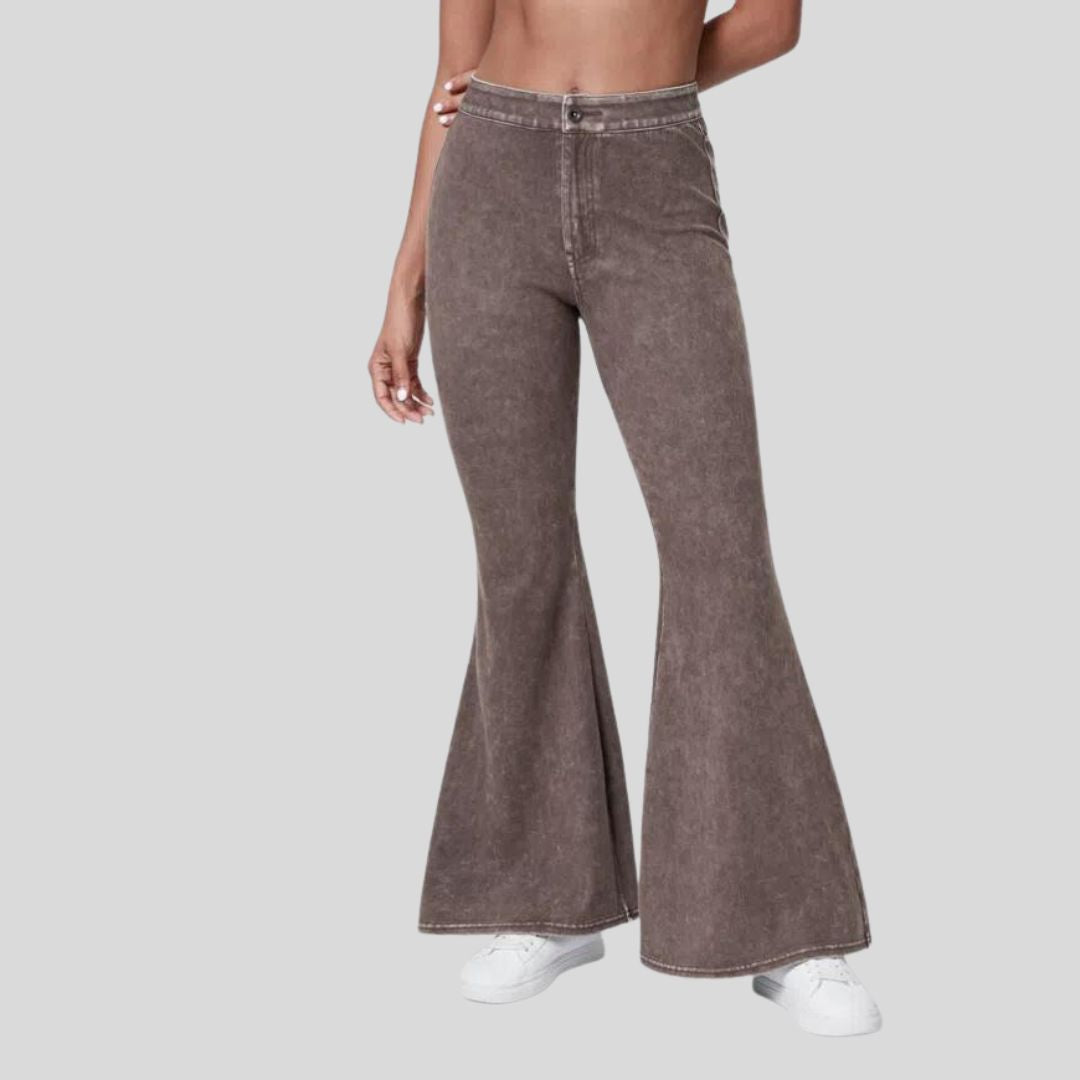 Variant image for Damjeans Hög Midja Super Flare Stretch Denim-1