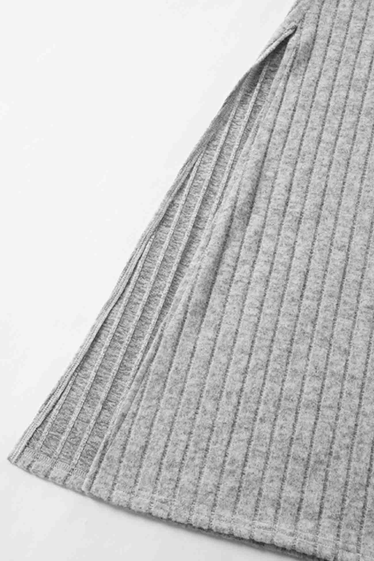 Stickad Lång Kjol med Slits för Dam – Mjuk och Hållbar, Perfekt för Arbete och Fritid, Finns i Flera Storlekar 2