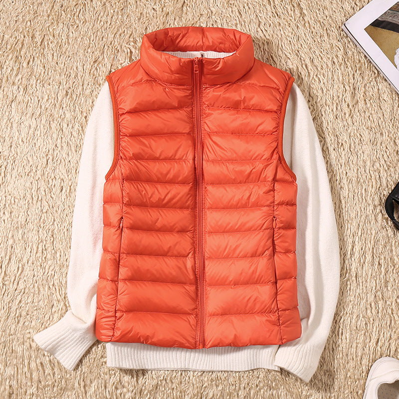 Kvinnors Gilet i Lätt Design av Högkvalitativt Tyg – Normal Passform för Skiktning, Finns i Storlekar S-3XL 15