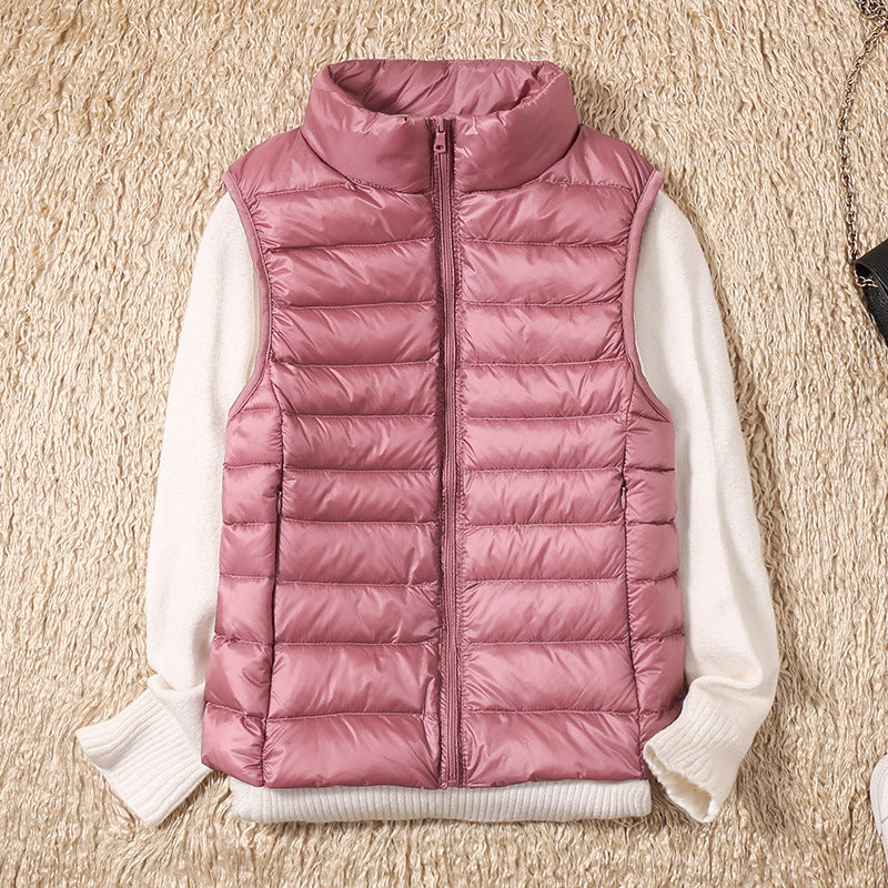 Kvinnors Gilet i Lätt Design av Högkvalitativt Tyg – Normal Passform för Skiktning, Finns i Storlekar S-3XL 4