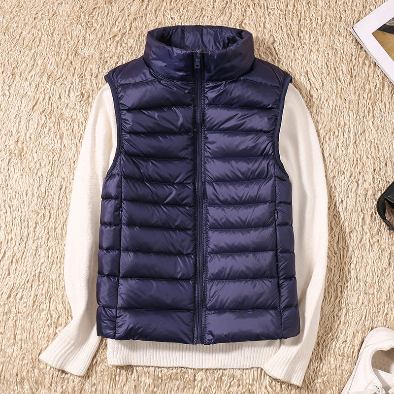 Kvinnors Gilet i Lätt Design av Högkvalitativt Tyg – Normal Passform för Skiktning, Finns i Storlekar S-3XL 6