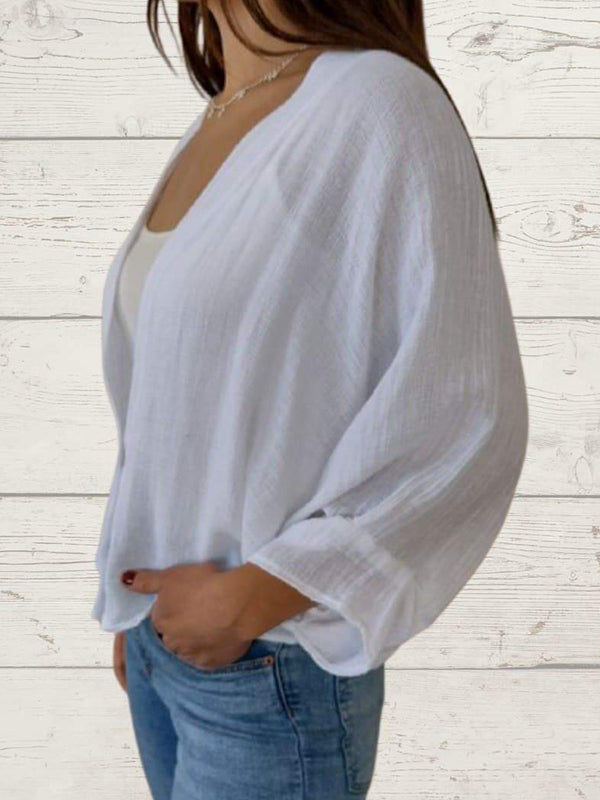 Luftig Damjacka i Tidlös Design av Polyester för Damer – Elegant och Bekväm Jacka för Alla Tillfällen 6