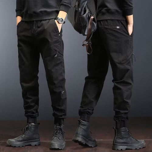 Fritidsbyxor Herr Retro Multi-Pocket 100% Bomull-1