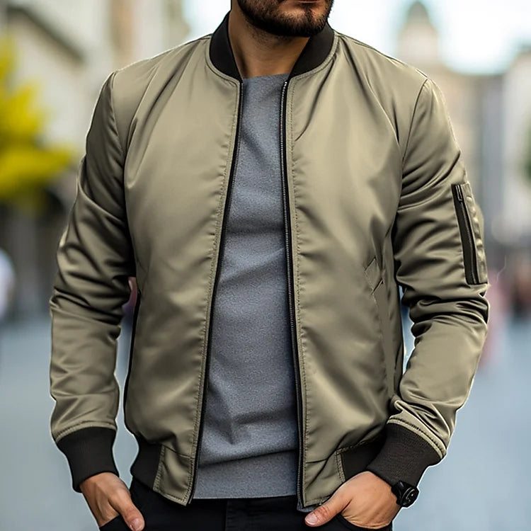 Herrjacka Bomber Urban Stil 100% Polyester-4