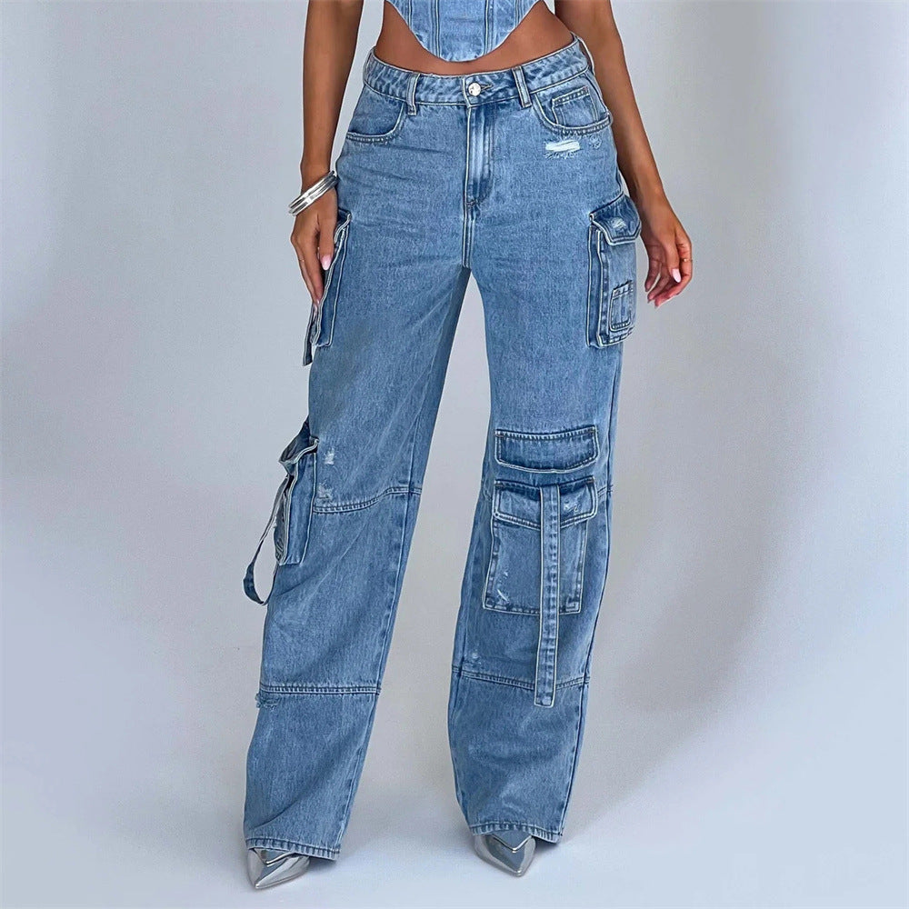 Variant image for Snygga Byxor Dam Bred Ben Denim-7