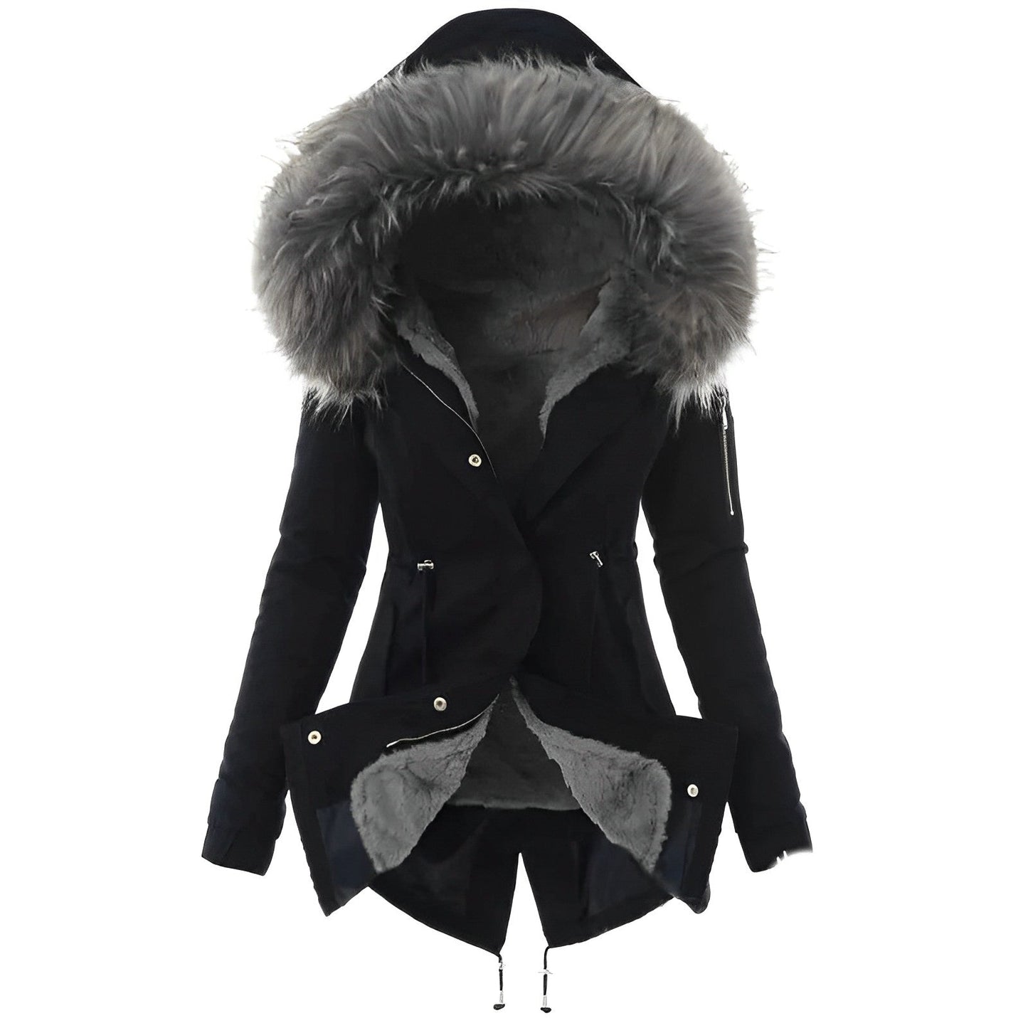 Variant image for Dam Vinterjacka Lång Isolerad Elegant Syntetisk-19