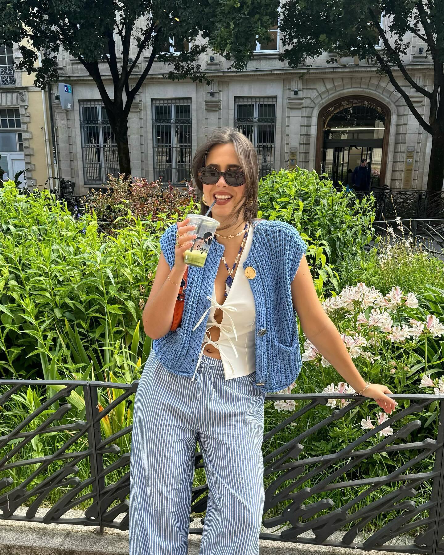 Damjacka Stickad Elegant Akryl-3