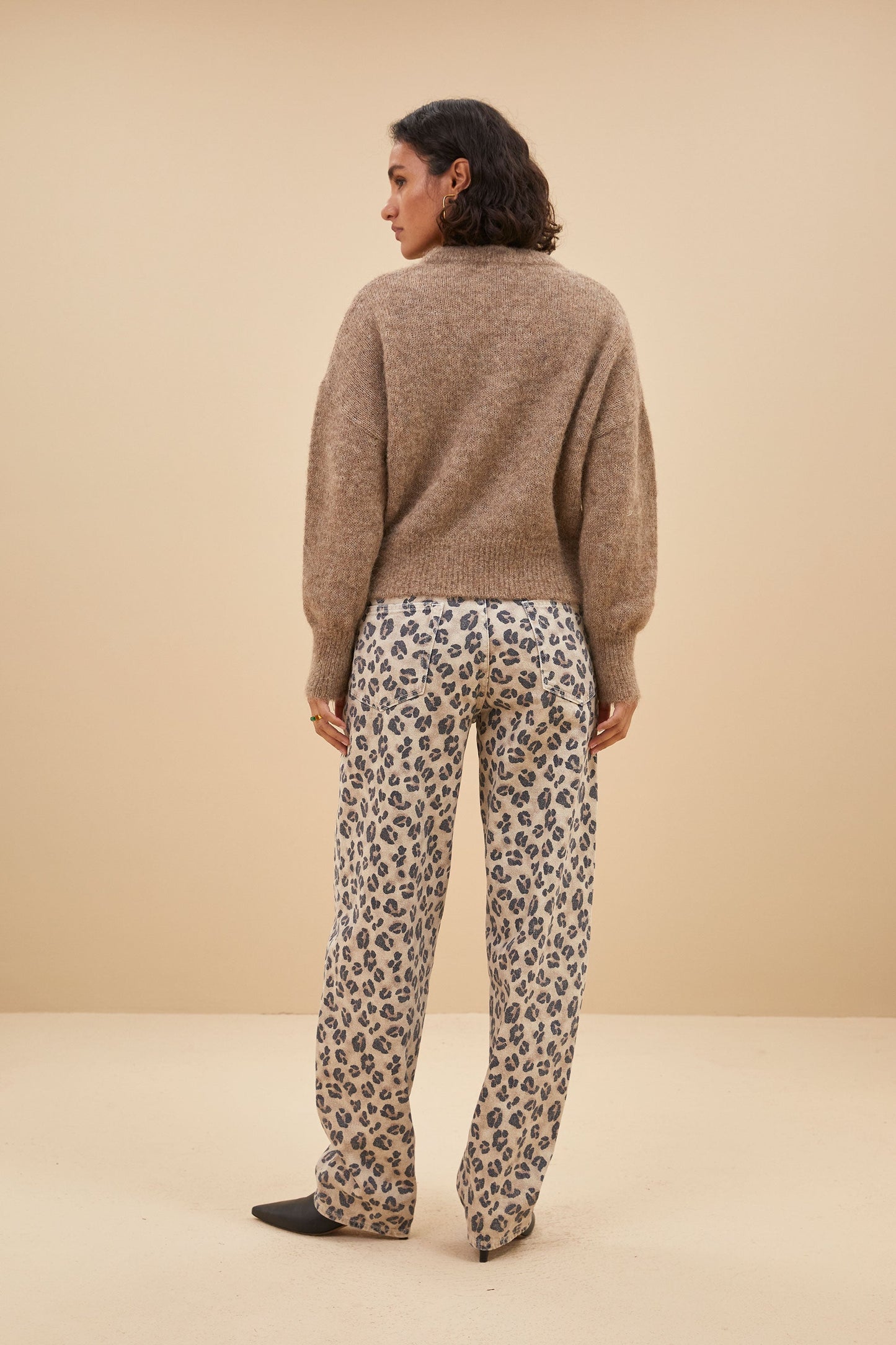 Stickad Dam Tröja i Högkvalitativ Bomull med Elegant Design – Perfekt för Vardag och Fest 4