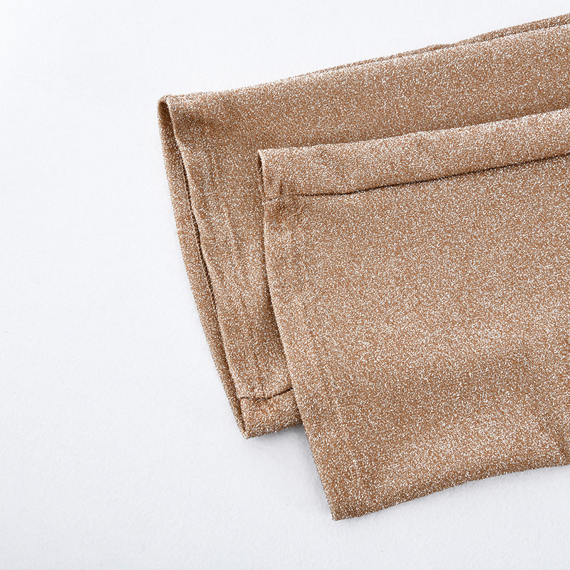 Snygga Byxor Dam Flared Hög Midja Stretch-6