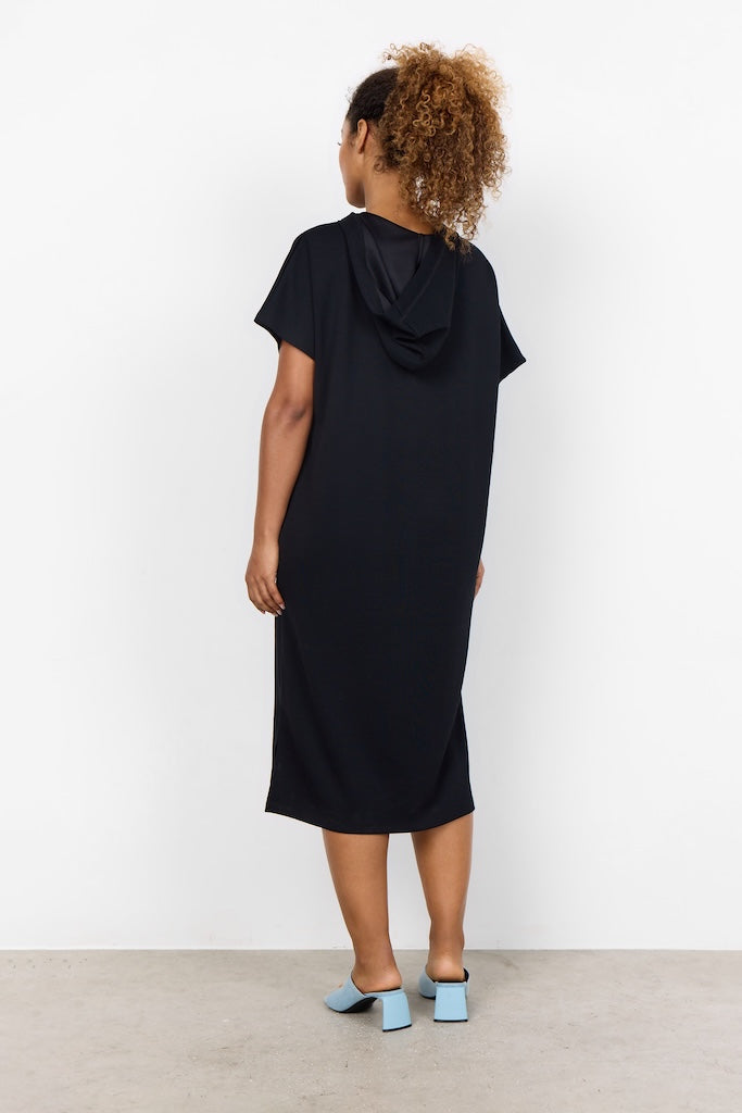 Dam Svettklänning Med Huva Avslappnad Modal Polyester 4