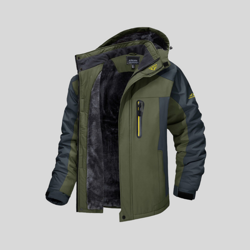 Herrjacka Vinter Fleecefoder Vattentålig Polyester 1