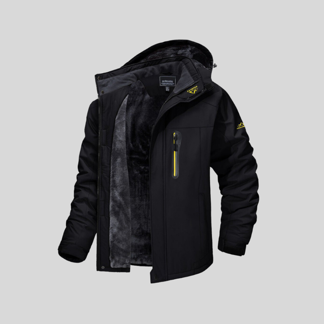 Herrjacka Vinter Fleecefoder Vattentålig Polyester 2